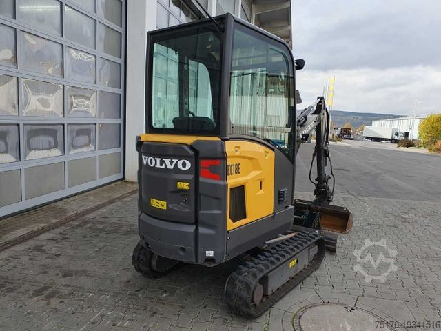 Minibagger VOLVO EC18E / nur 415h! / MS01 / 2021 / inkl 2x Löffel