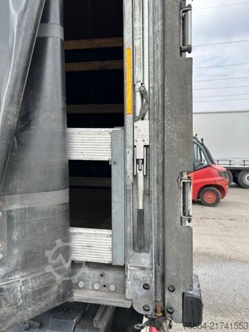 Naczepa otwarta z plandeką SCHMITZ SCB S3T, VARIOS, LIFTACHSE,  EDSCHA-VERDECK