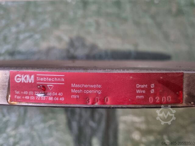 Machine à tamis à gobelet Allgaier TSM 1600