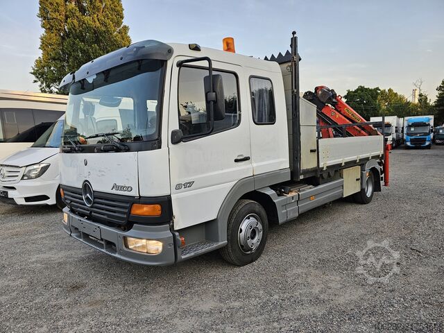 Pick-up panelvan Mercedes-Benz 817/42AT7 Palfinger PK 5000 B Werkstatt