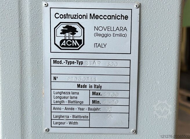 Verticale lintzaag ACM Star 600