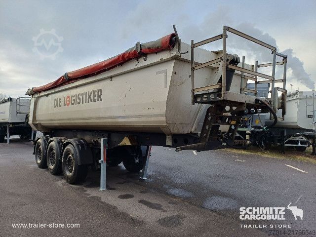 Kiperska poluprikolica Schmitz Cargobull Tipper Steel half pipe body