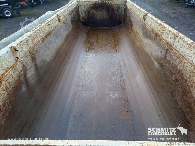Kiperska poluprikolica Schmitz Cargobull Tipper Steel half pipe body