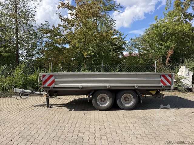 Kiepaanhangwagen  TK  Tandemkipper- Tieflader, Breitbereifung