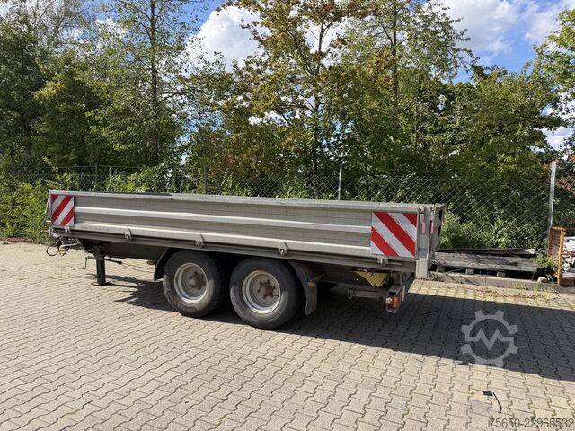 Kiepaanhangwagen  TK  Tandemkipper- Tieflader, Breitbereifung