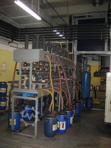 Sistema automático de pintura cocina de color TERMOELETTRONICA TERMO COLOR Rot 72 pos