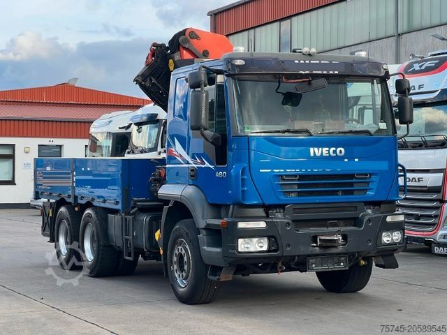 Autokran IVECO 480 * PALFINGER KRAN * 21 M * FERNBEDIENUNG *