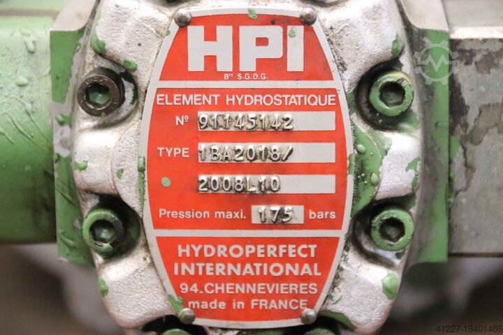 Hydrauliekunit 7,5 kW 175 bar HPI MEZ 1BA2018/2008L10