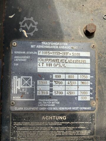 Carretilla elevadora diésel Clark C500 YB135 D