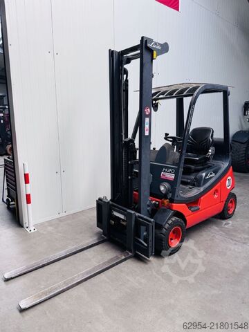 LPG gaffeltrucks Linde H 20 T-03 Duplex