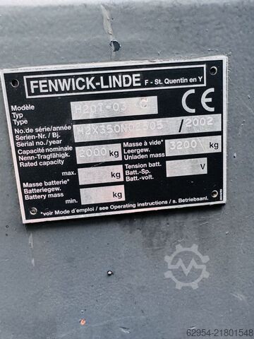 LPG gaffeltrucks Linde H 20 T-03 Duplex