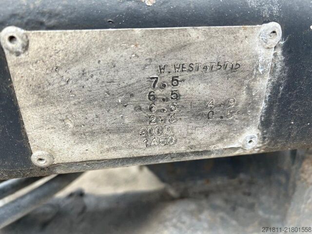 Kroghejsevogn CARDI RIMORCHIO CARDI 153 SCARRABILE