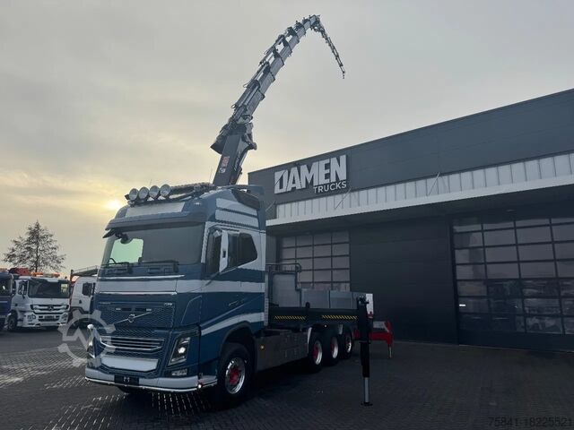 Crane truck Volvo FH 16.750 8x4 HIAB 638 E-8 + JIB 150X-6