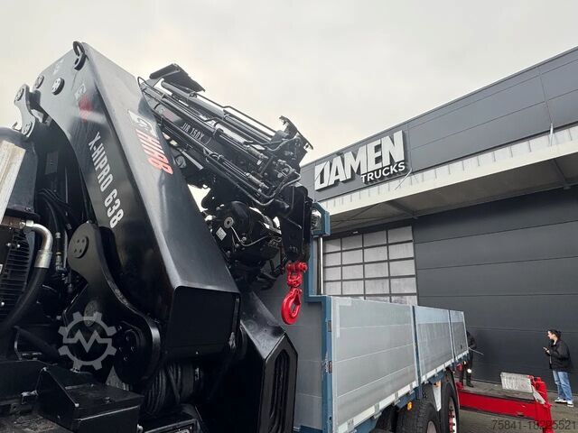 Vrachtwagen met kraan Volvo FH 16.750 8x4 HIAB 638 E-8 + JIB 150X-6