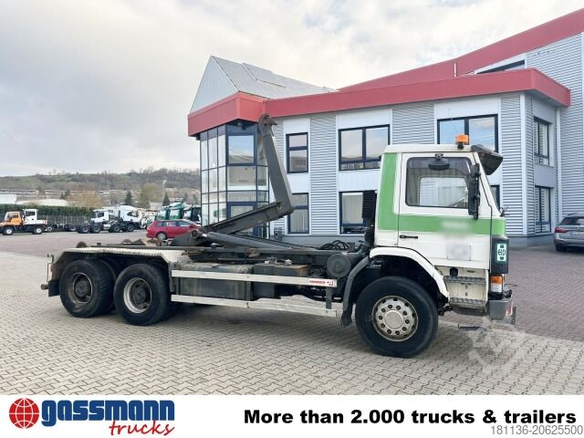 Hákový nosič kontejnerů Scania P93 HK 250 6x4L, Abrollkipper