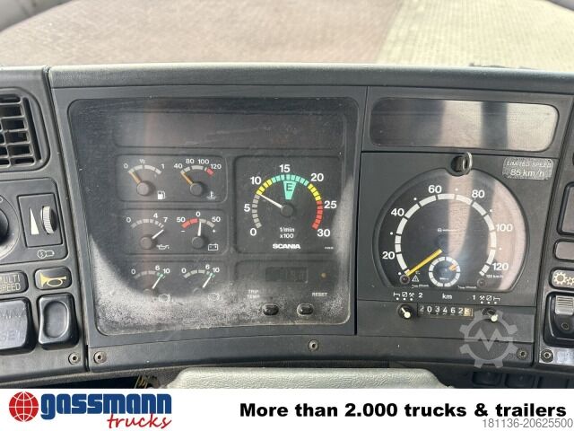 Hákový nosič kontejnerů Scania P93 HK 250 6x4L, Abrollkipper