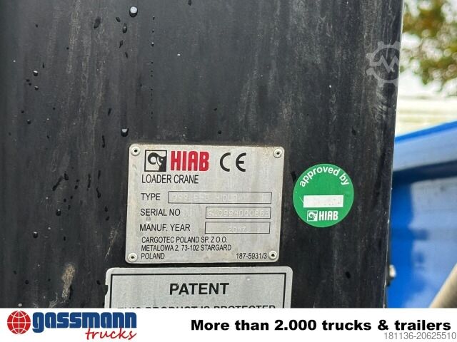 Sklápěcí vůz Iveco EuroCargo ML160E28K 4x2, Kran Hiab 099E-3 HiDuo,