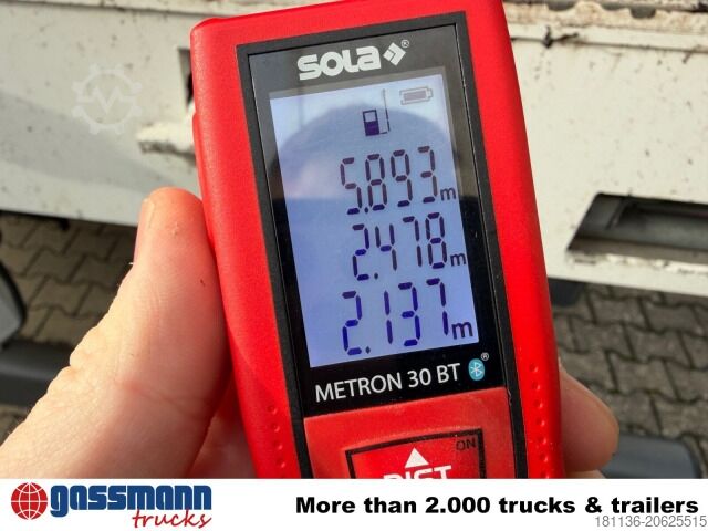 Skříňový nákladní automobil  Schubbodenaufbau mit Plane, Funk