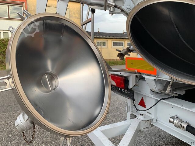 Aanhangwagens voor silo's FELDBINDER KIP 60.3 / 2.Stück 2016 / 3.Stück 2018