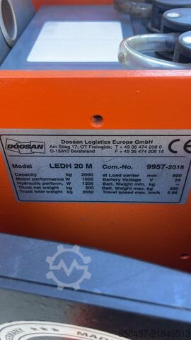 Ηλεκτρικά παλετοφόρα Doosan LEDH20 M