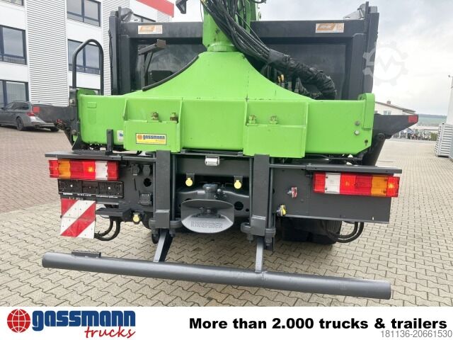 Kiepwagen Mercedes-Benz Actros 3341 K 6x4, Bormatik links, Heckkran Penz