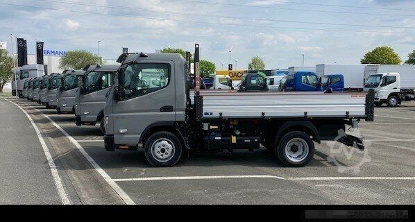 Kiepwagen bestelauto MITSUBISHI Canter 3C15 Dreiseitenkipper AHK 3,5t/Klima/grau