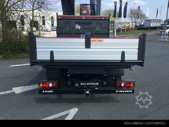 Kiepwagen bestelauto MITSUBISHI Canter 3C15 Dreiseitenkipper AHK 3,5t/Klima/grau