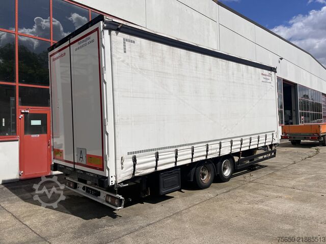 Otwarta przyczepa z plandeką Möslein TPW 105 D Schwebheim  Tandemplanenanhänger durchladbar