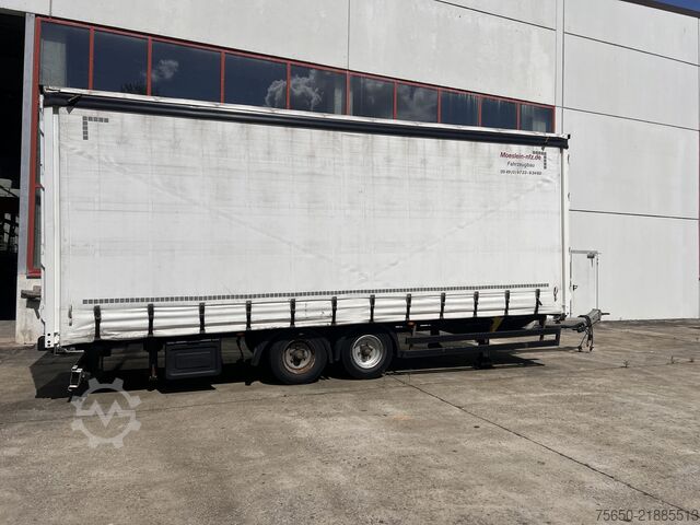 Otwarta przyczepa z plandeką Möslein TPW 105 D Schwebheim  Tandemplanenanhänger durchladbar