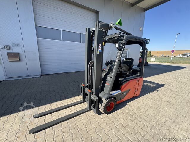 Chariot élévateur électrique à 3 roues Linde E18  + Ladegerät NEU 4850--EK