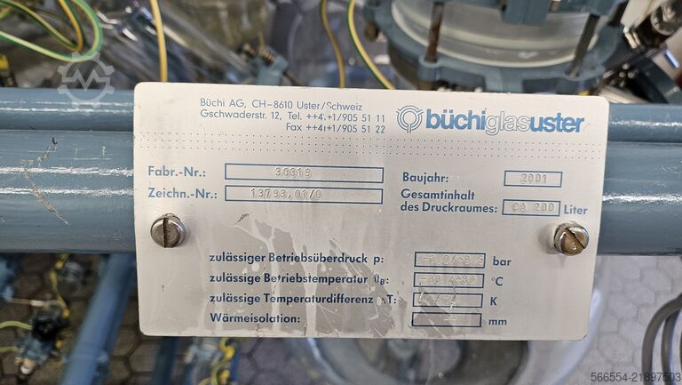 Reactie- en destillatie-installaties Büchi Glas Buchi Glas Uster CR 101 spez. Prozessreaktorsystem