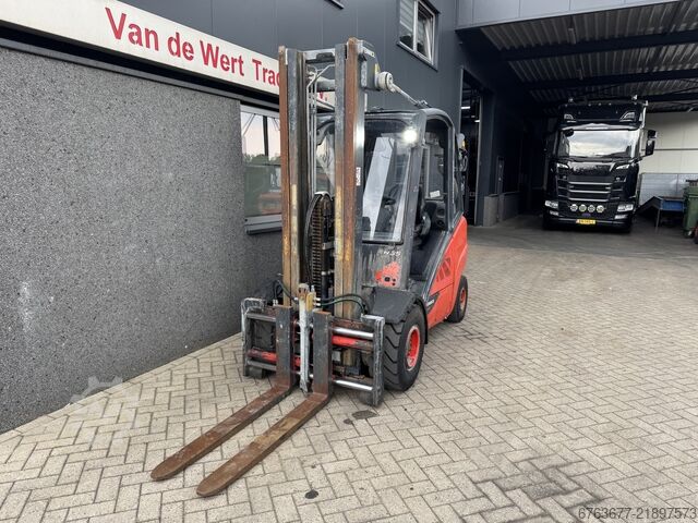 Linde H35D-02 Triplex 550 Wolny wyciąg / Przesuw boczny / Przesuw wideł VW Diesel 2018 LINDE H35D-02 Triplo 550 Freelift / Sideshift / Vorkversteller VW Diesel 2018