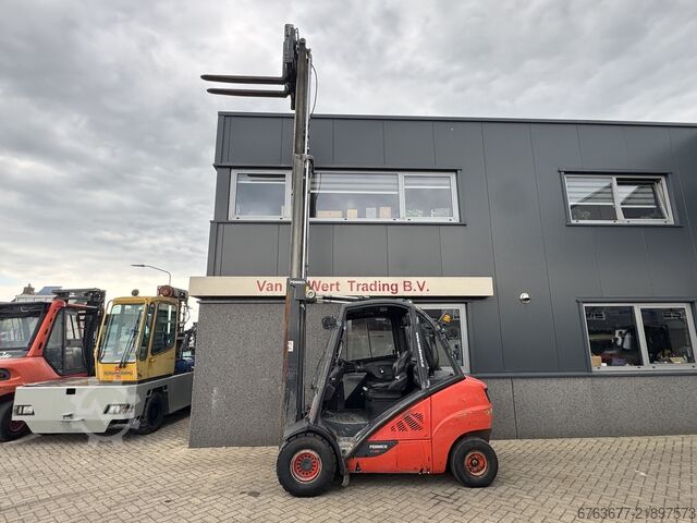 Linde H35D-02 Triplex 550 Wolny wyciąg / Przesuw boczny / Przesuw wideł VW Diesel 2018 LINDE H35D-02 Triplo 550 Freelift / Sideshift / Vorkversteller VW Diesel 2018