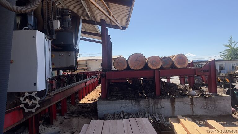 Complete sawmill (stationary) WRAVOR Banc scie horizontal OCCASION WRC 1250