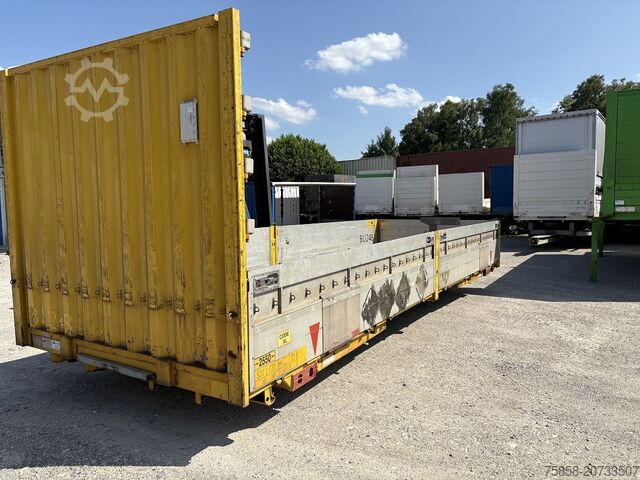 Swap body open Krone Baustoff Wechselbrücke 7,45m Türen