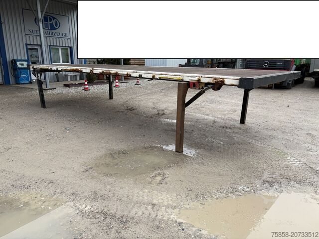 Caisse mobile ouverte Krone 7,82m Baustoff Brücken Zurringe Kranbar