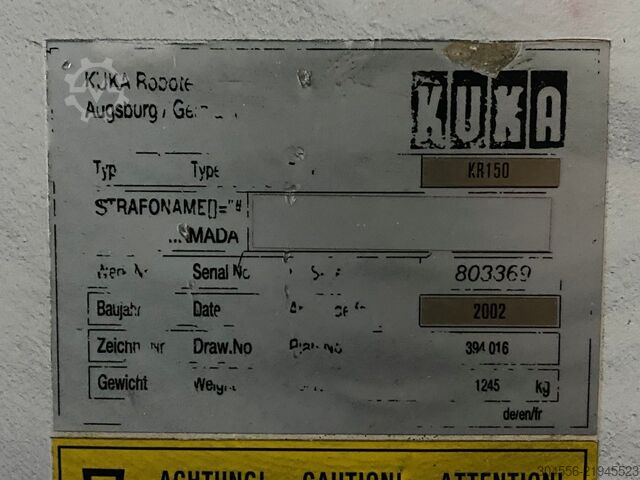 Robot industrial KUKA KR150 KUKA KR150