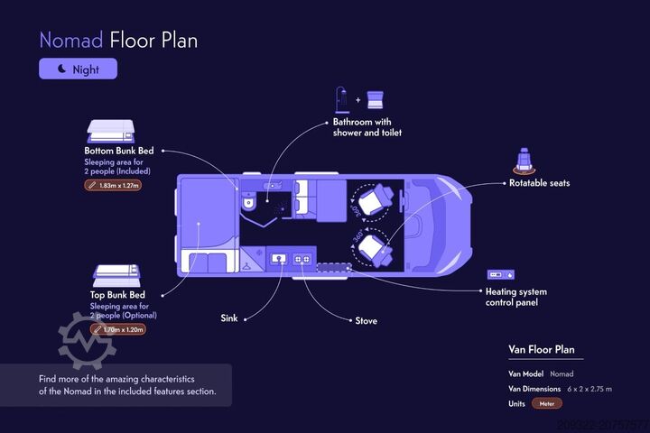 Caravan/camper Fiat Weinsberg Carabus 600 K 4 Posti Letto | Completamente Attrezzato