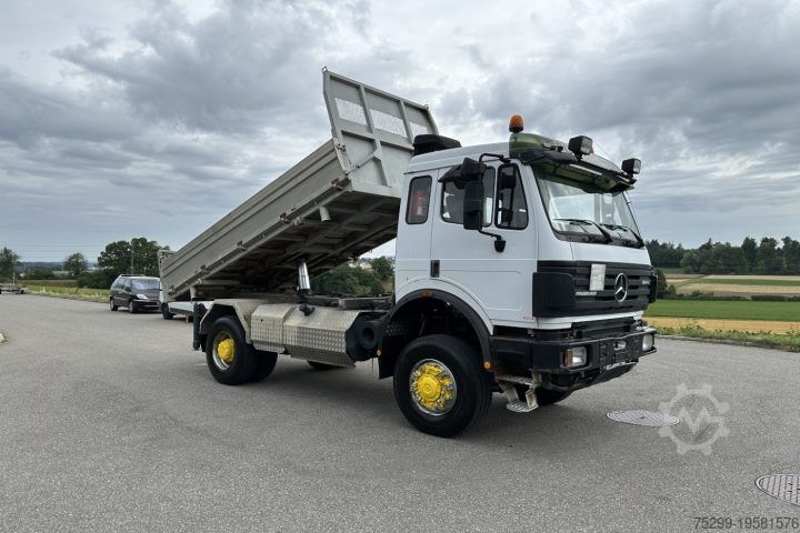 Driezijdige kipper Mercedes-Benz 1844 V8 4x4 Kipper / Swiss-Vehicle