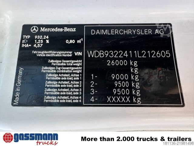 Standard SZM Mercedes-Benz Actros 2646 LK 6x4