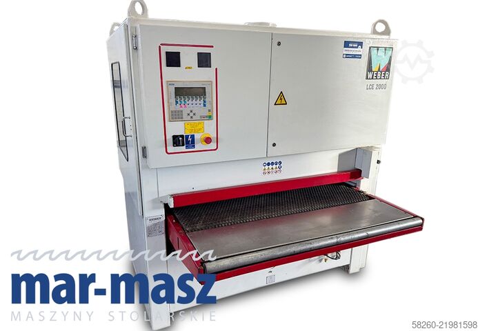 Șlefuitor cu bandă lată 1350 Weber LCE 2000 DP-1350