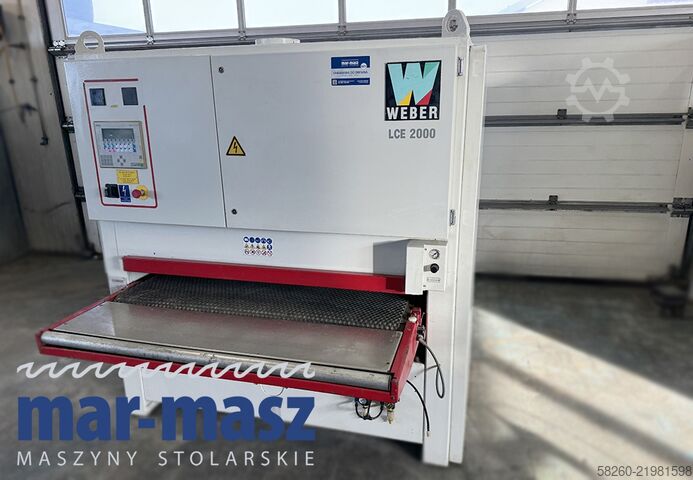 Șlefuitor cu bandă lată 1350 Weber LCE 2000 DP-1350
