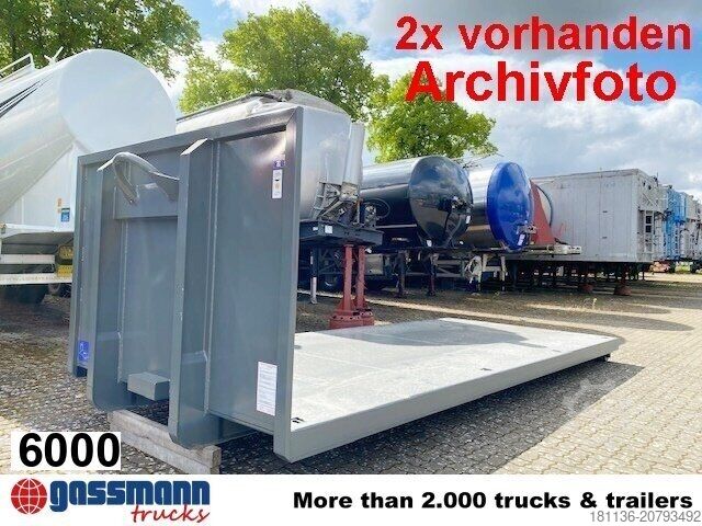 Afzetcontainer Abrollplattform 6.000mm, 2x vorhanden