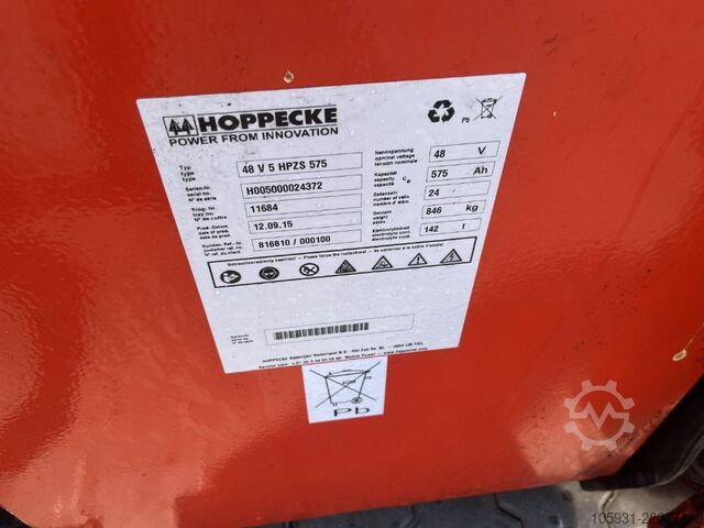 Elektryczny wózek widłowy 4-kołowy Linde E16P-01