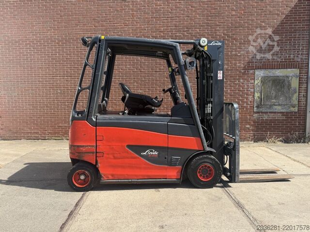 Elektrikli 4 tekerlekli forklift Linde E25HL-01/600