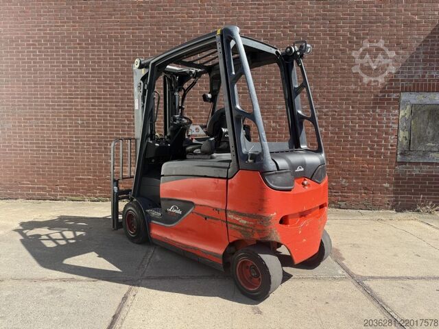 Elektrikli 4 tekerlekli forklift Linde E25HL-01/600