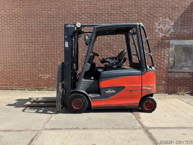 Elektrikli 4 tekerlekli forklift Linde E25HL-01/600