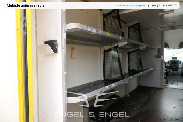 Kasa kamyoneti mercedes-benz SPRINTER 310 CDI MAXI EURO-5 KOFFER REGALE KAMERA DURCHGANG