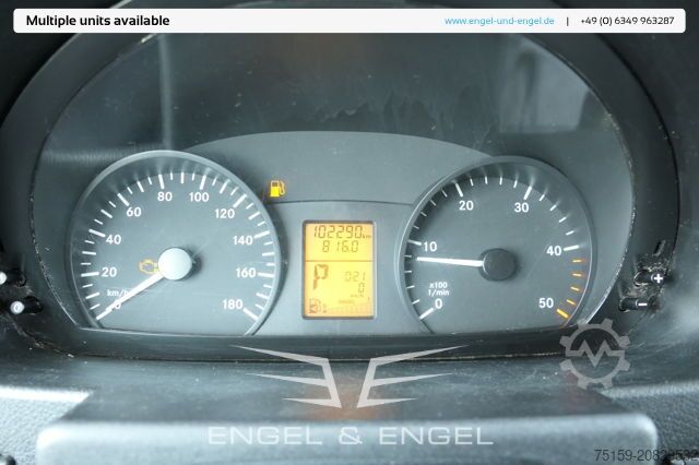 Kasa kamyoneti mercedes-benz SPRINTER 310 CDI MAXI EURO-5 KOFFER REGALE KAMERA DURCHGANG