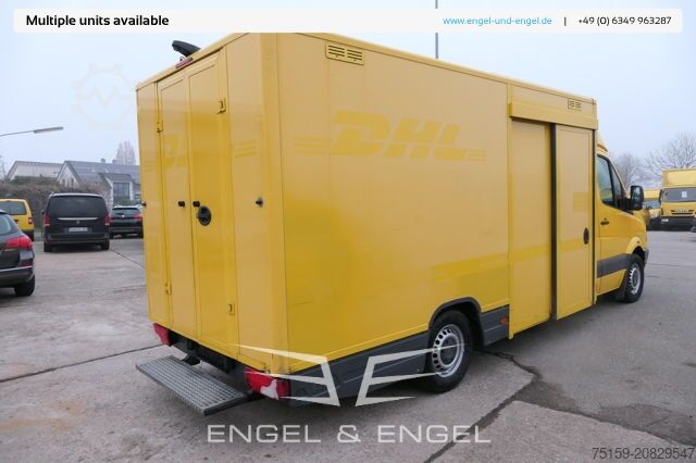 Fourgon tôlé mercedes-benz SPRINTER 310 CDI MAXI EURO-5 KOFFER DURCHGANG REGALE KAMERA SERVICE
